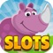 Mighty Zoo Animals Friends of the Rhino Slots Machine of Vegas Style