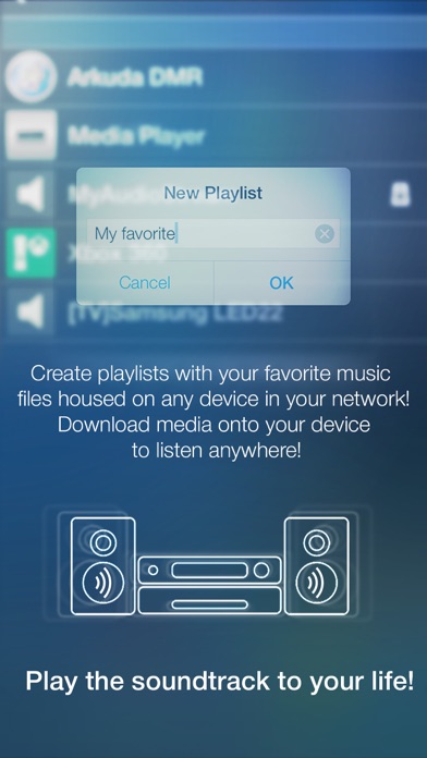 MyAudioStream Pro UPnP audio player and streamer: gather your music collection from your PC, NAS, UPnP servers, Windows Media Player or iTunes local and share it with your wireless speakers, AV Receivers, AllShare TV, PS3 or Xbox360 Screenshot 5