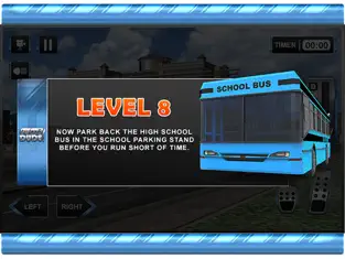 Capture 5 Escuela Secundaria 3D Bus Simulator - El conductor del autobús y la simulación de conducción y aventura aparcamiento juego loco iphone