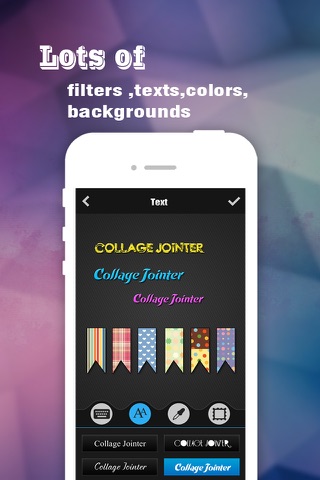 Collage Jointer Pro - Photo Editor to add art text, frame, border & sticker on pic screenshot 2