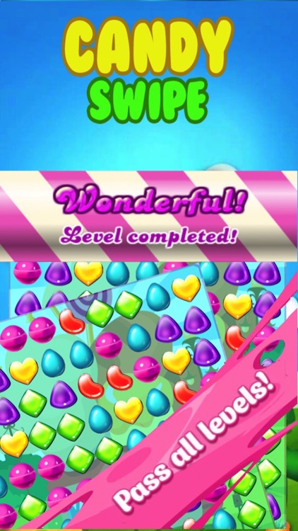 Candy Swipe Mania Blitz-Match candies puzzle game for Boys and Girls