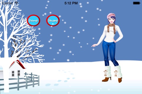 Winter Dressup - Free Girls Game screenshot 4