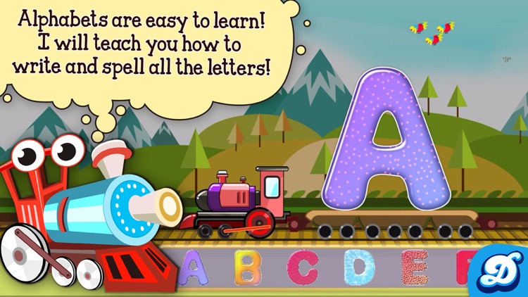 Choo Choo Train Play - Alphabet Number Animal Fruit Learning Game