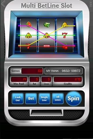 Multi Betline Slot Machine screenshot 2