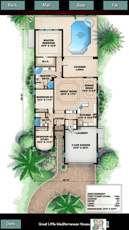 Home Plans Mediteranean