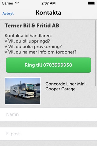 Terner Bil & Fritid AB screenshot 3