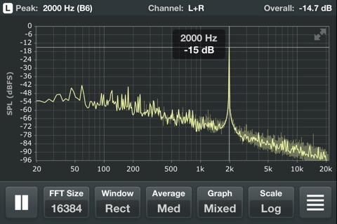 Spectrum Analyzer RTA screenshot 4