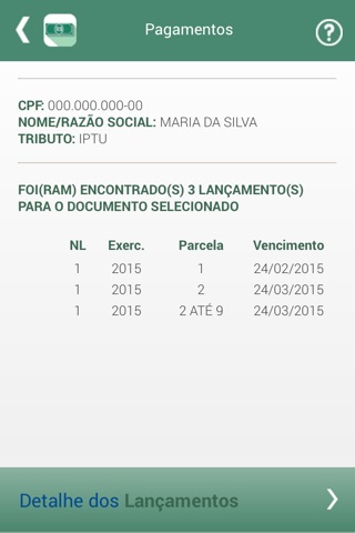 PAGAMENTOS PMSP screenshot 2