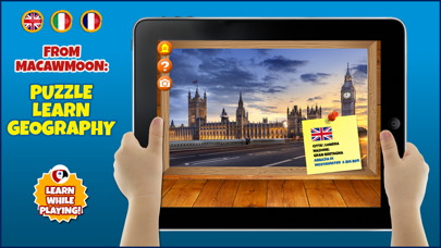 How to cancel & delete Puzzle! World: Learning city with flashcards - Macaw Moon from iphone & ipad 3