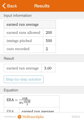 Wolfram Pro Baseball Stats Reference App screenshot 4