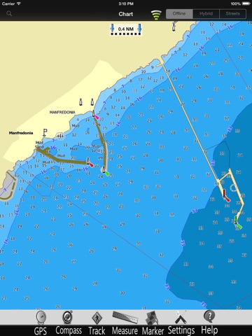 Apulia GPS Nautical Charts Pro screenshot 3
