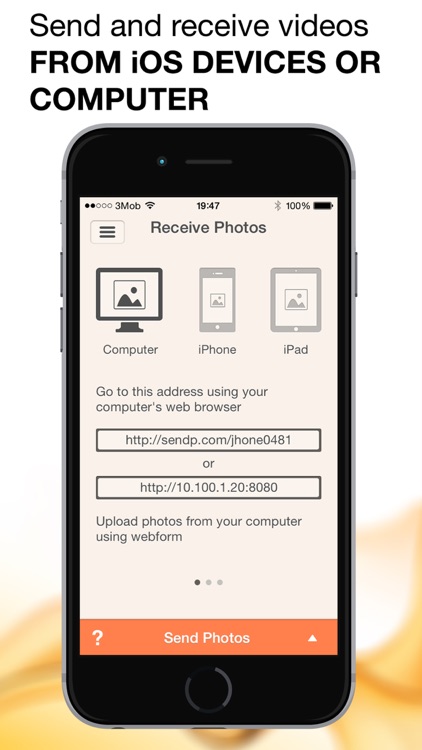 Photo and Video Transfer over wifi app