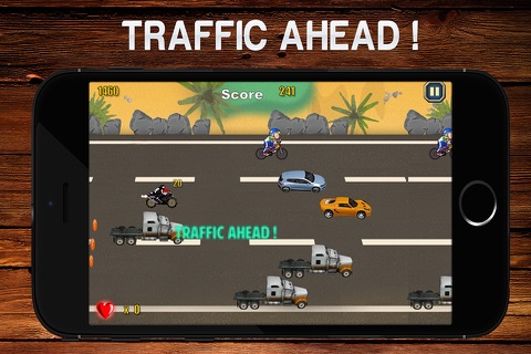 Reckless Motocross Highway Lane Racer screenshot 4