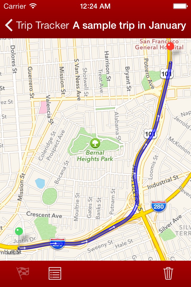 GPS Trip Tracker screenshot 2