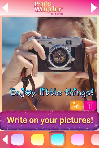 Photo Wonder Text on Pics - Add Caption to Pictures Write Messages & Edit Fonts screenshot 2
