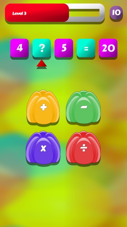 Jelly Math Quiz - Cool math games for kids & toddlers: numbers, addition, subtraction, multiplication, division free worksheets for preschool & kindergarten screenshot-3