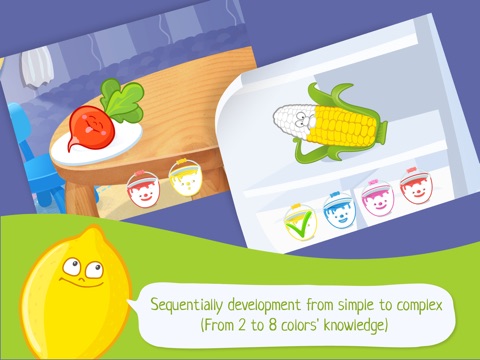 Color fruits: Learning colors for tots screenshot 2