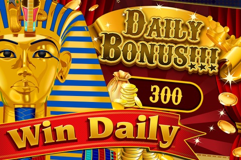 Pharaoh King of Egypt and Prince of Classic Big Win Money Slot Machine Free Vegas Casino screenshot 3