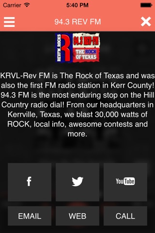 94.3 Rev-FM, The Rock of Texas screenshot 3