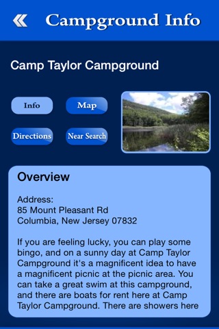 New Jersey Campgrounds & RV Parks screenshot 3