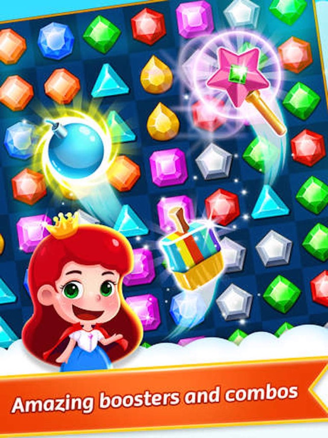 Diamond Heroes - 3 Match Jewel Crush Charming Game(圖4)-速報App