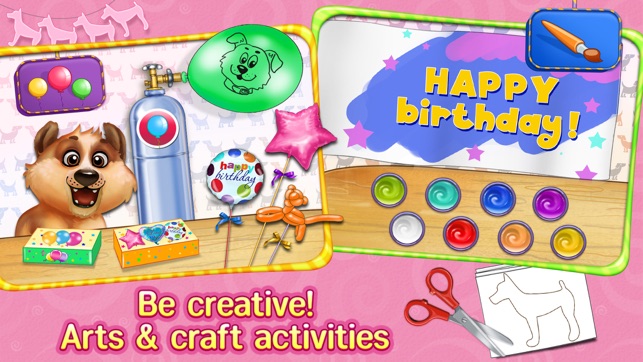 Puppy's Birthday Party - Care, Dress Up & Play!(圖4)-速報App