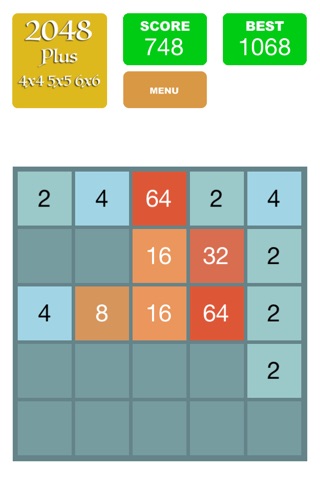 2048 Plus 4x4 5x5 6x6 screenshot 2