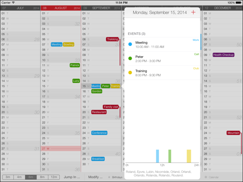 ManyMonths Calendar screenshot 3