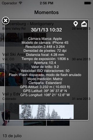 Photo Info screenshot 2