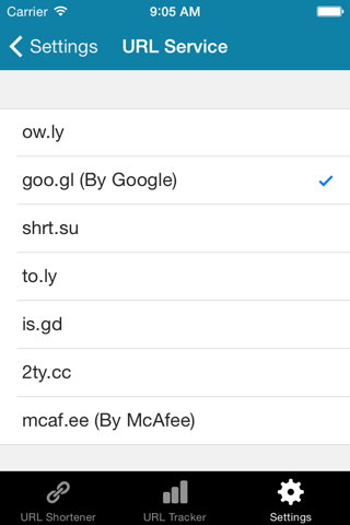 URL Shortener - with goo.gl and more screenshot 4