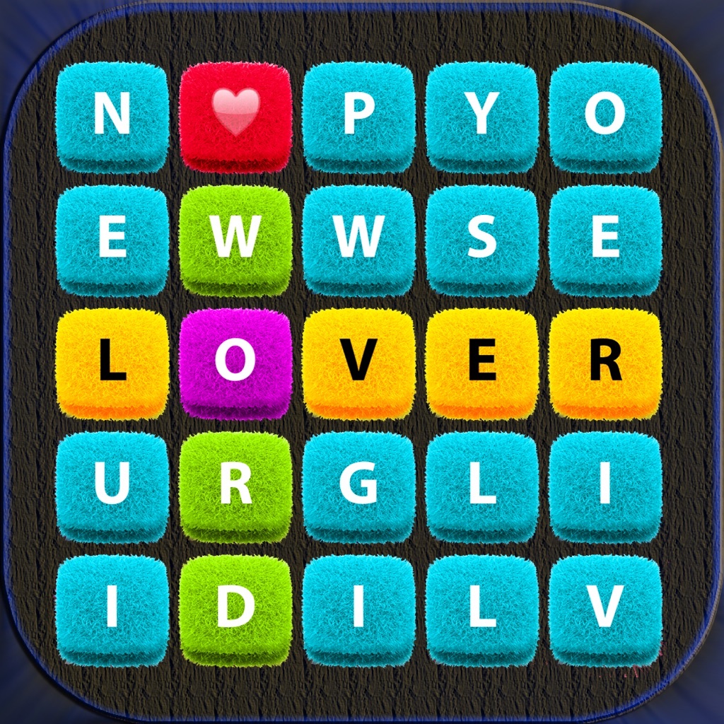 New Words Scramble : Classic word search brain game - share with friends ! icon