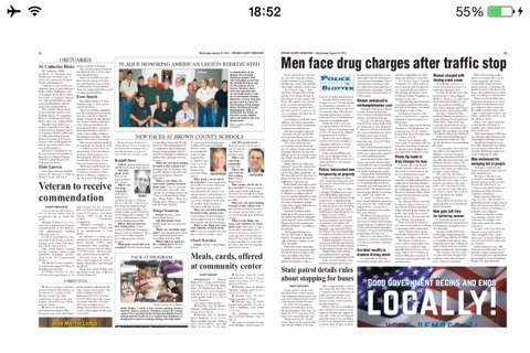 Brown County Democrat screenshot 2