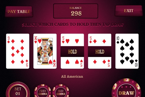 Super Video Poker - Feel Like Real Casino Play !! screenshot 4