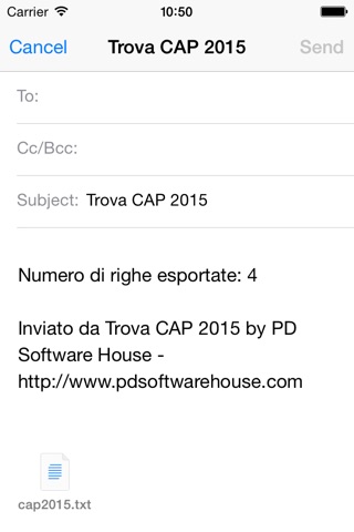 Trova CAP 2015 screenshot 3