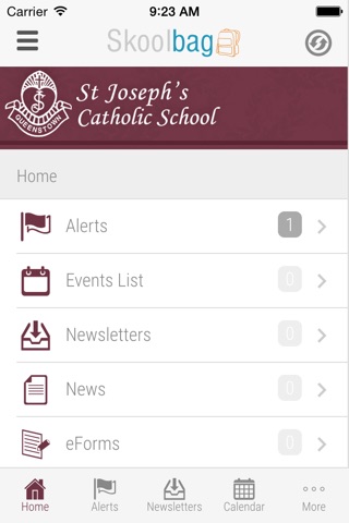 St Joseph's Catholic School Queenstown - Skoolbag screenshot 2