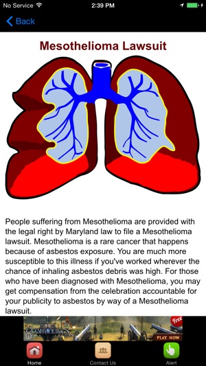 Mesothelioma Treatment & Mesothelioma Symptoms(圖3)-速報App