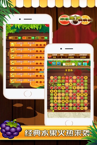 开心水果消消乐-水果机风格的水果消除单机小游戏 screenshot 3