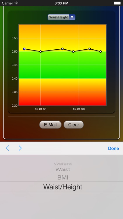 Weight Chart Free screenshot-3