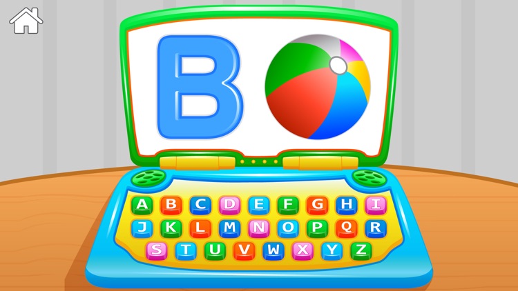 My First ABC Laptop - Learning Alphabet Letters Game for Toddlers and Preschool Kids screenshot-3