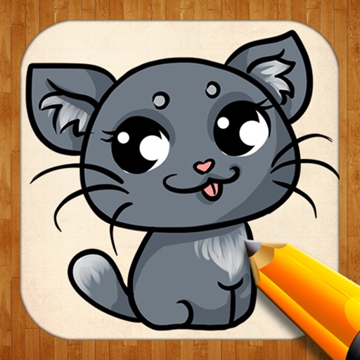 Drawing Ideas Happy Anime Animals iOS App