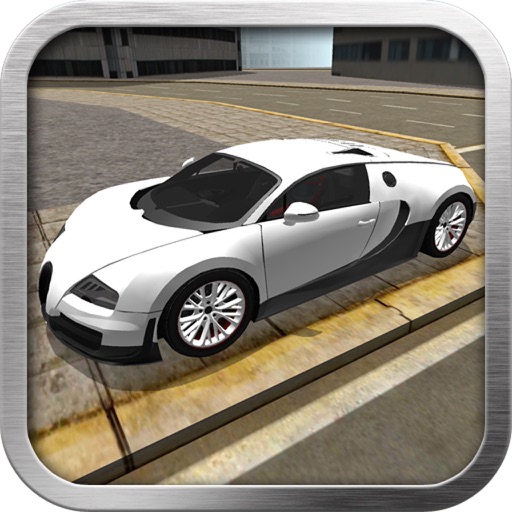 Crazy Car Driver 3D Icon