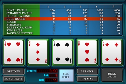 Video Poker!! screenshot 3