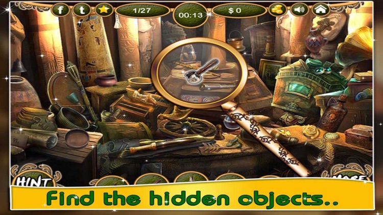 Pharaoh's Secret - Find Hidden Objects screenshot-3