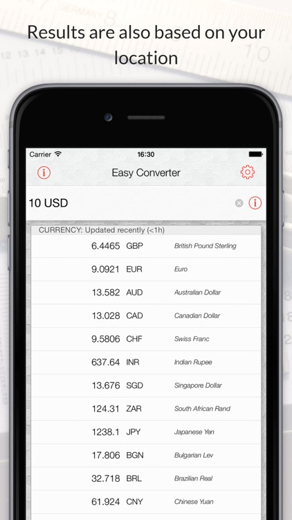 Easy Converter - Convert any unit or currency easily screenshot-3