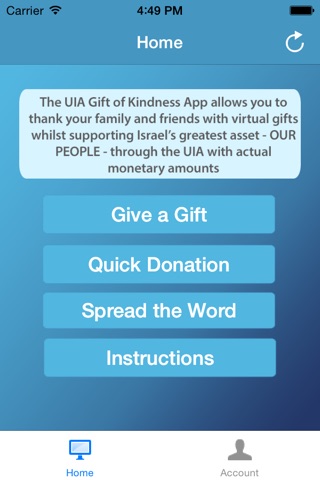 UIA Gift of Kindness App screenshot 2