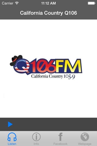 KQPM "California Country Q106" screenshot 2