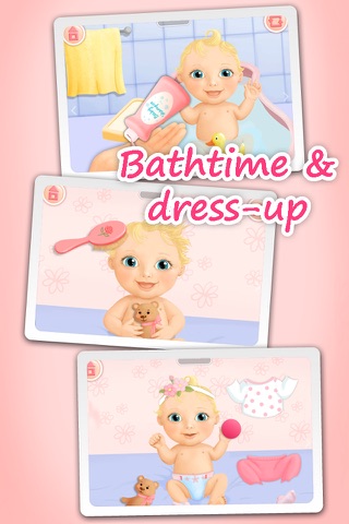 Sweet Baby Girl Dream House 2, Daycare, Tea Party, Bath Time, Dress Up, Birthday Cake, Cleanup and Playtime - Kids Game screenshot 4