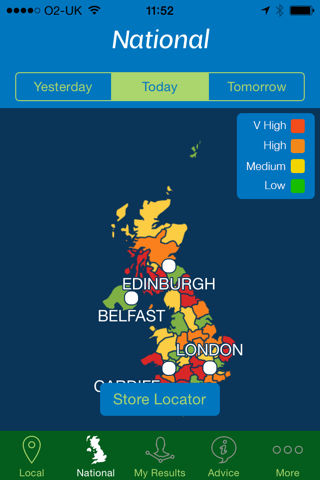 Clarityn’s Pollen Forecast UK screenshot 2
