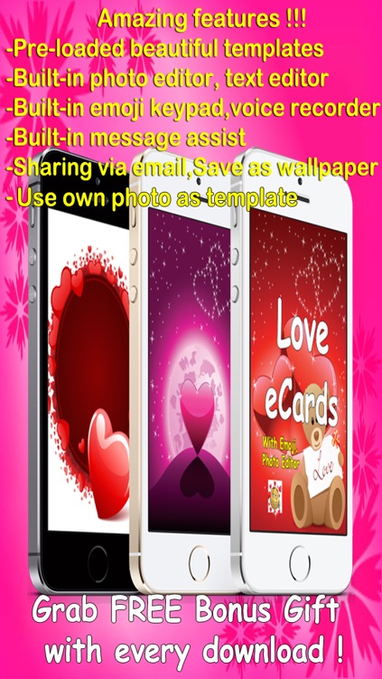 Love e-Cards and Wallpapers Maker.Customising and sending romantic love and valentine cards