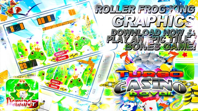 Roller Pad King Frog Dominoes Game - Free HD Easy Live Casin(圖1)-速報App